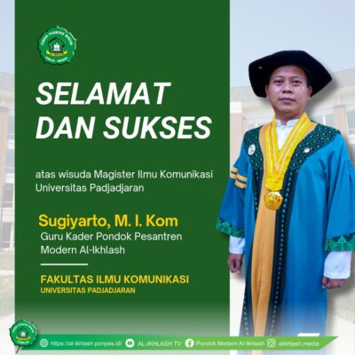 Kader Al-Ikhlash, Selesaikan Pendidikan Magister Ilmu Komunikasi