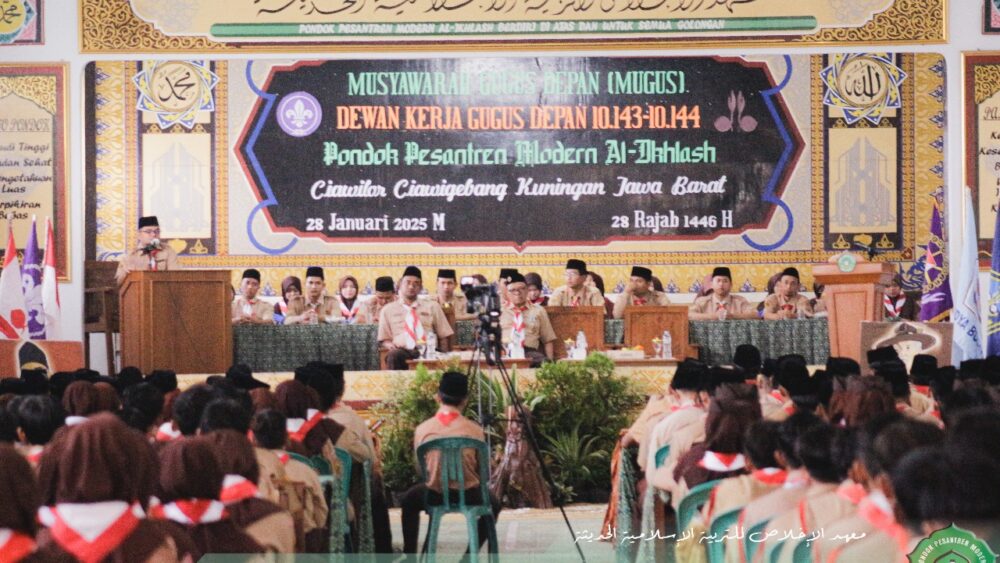 Menguatkan Kebersamaan, Musyawarah Besar Dewan Kerja Gugus Depan Pondok Modern  Al-Ikhlash Sukses Digelar