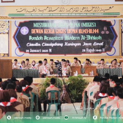 Menguatkan Kebersamaan, Musyawarah Besar Dewan Kerja Gugus Depan Pondok Modern  Al-Ikhlash Sukses Digelar