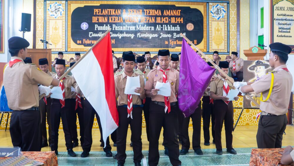 Pimpinan Pondok Lantik Dewan Kerja Pramuka Baru: Cetak Generasi Tangguh