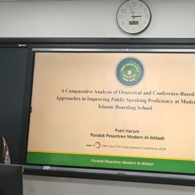 Ustadazh Al-Ikhlash Ikuti The 24th Asia TEFL International Conference di Xi’an Jiaotong University China